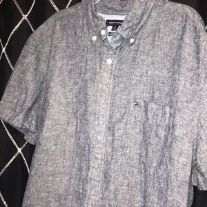 NWOT Tommy Hilfiger Denim Button Down Shirt